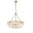 Artcraft Bloom 18 Light Chandelier, Brass/Clear