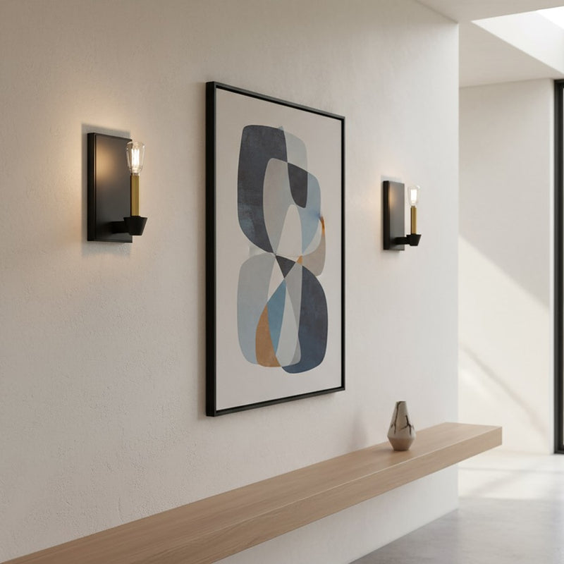 Artcraft Notting Hill 1 Light Wall Sconce, Black