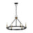 Artcraft Notting Hill 6 Light Chandelier, Black/ - AC11986BB