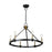 Artcraft Notting Hill 6 Light Chandelier, Black