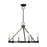 Artcraft Notting Hill 6 Light Chandelier, Black