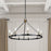 Artcraft Notting Hill 9 Light Chandelier, Black