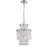 Artcraft Avara 2 Light Pendant, Polished Nickel/Shell/Clear
