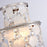 Artcraft Avara 2 Light Wall Sconce, Polished Nickel/Shell/Clear