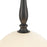 Artcraft Kate 1 Light 24" Pendant, Graphite/Acid Opal