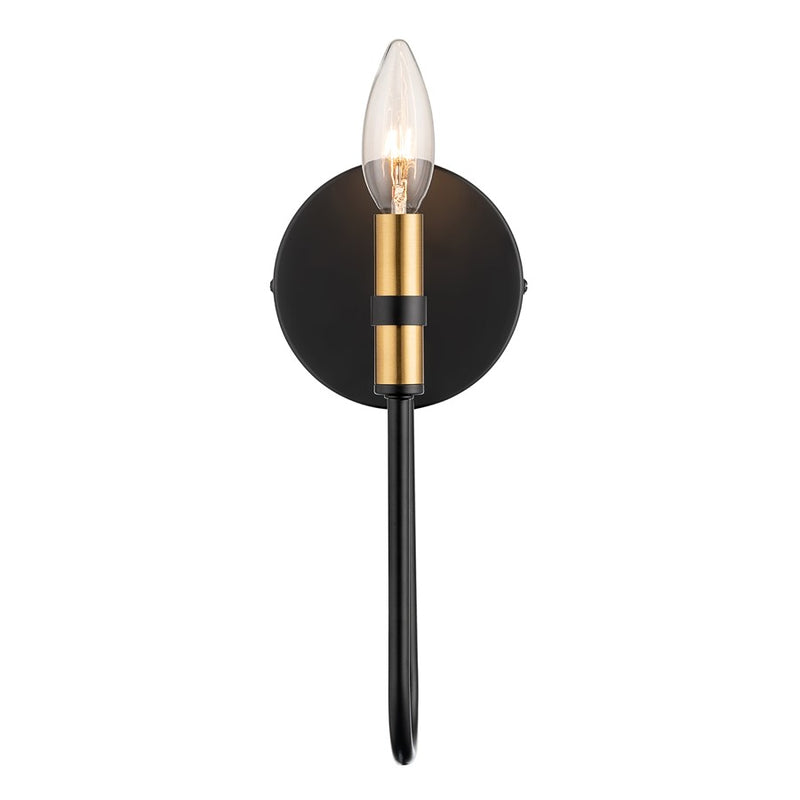 Artcraft Foundry 1 Light Wall Sconce, Black