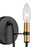 Artcraft Foundry 1 Light Wall Sconce, Black