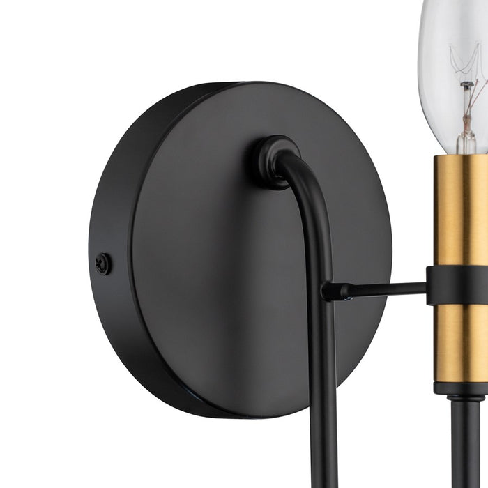 Artcraft Foundry 1 Light Wall Sconce, Black