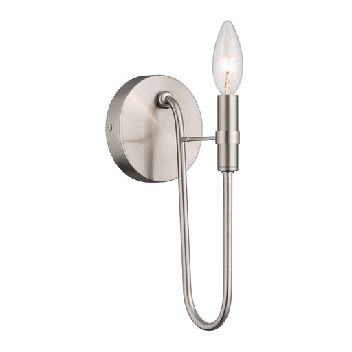 Artcraft Foundry 1 Light Wall Sconce, Brushed Nickel
