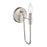 Artcraft Foundry 1 Light Wall Sconce, Brushed Nickel