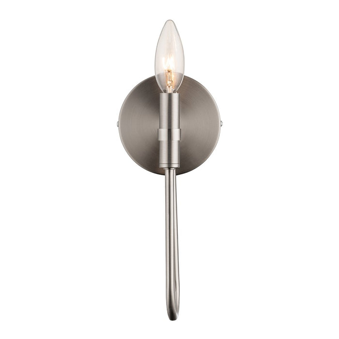 Artcraft Foundry 1 Light Wall Sconce, Brushed Nickel