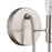 Artcraft Foundry 1 Light Wall Sconce, Brushed Nickel