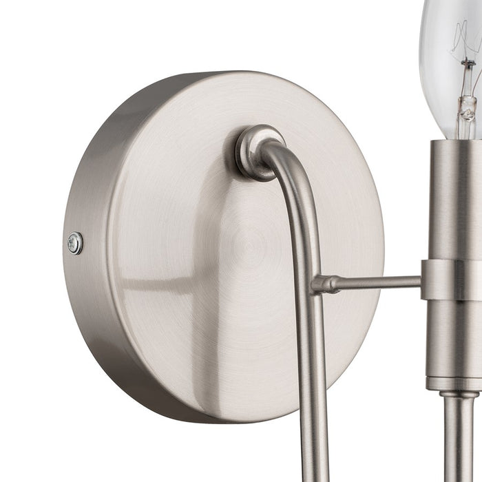 Artcraft Foundry 1 Light Wall Sconce, Brushed Nickel
