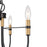 Artcraft Foundry 3 Light Pendant, Black