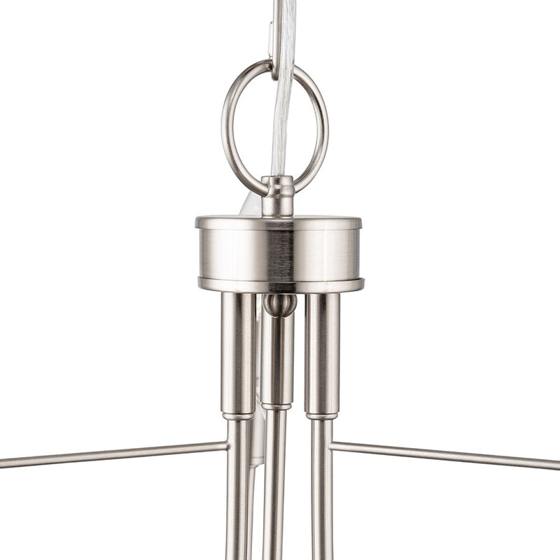 Artcraft Foundry 3 Light Pendant, Brushed Nickel
