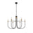Artcraft Foundry 6 Light Chandelier, Black