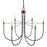 Artcraft Foundry 6 Light Chandelier, Black
