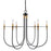 Artcraft Foundry 6 Light Chandelier, Black
