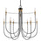 Artcraft Foundry 9 Light Chandelier, Black