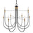 Artcraft Foundry 9 Light Chandelier, Black