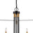 Artcraft Foundry 9 Light Chandelier, Black