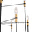 Artcraft Foundry 9 Light Chandelier, Black