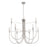 Artcraft Foundry 9 Light Chandelier, Brushed Nickel