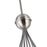 Artcraft Moonlight 12 Light Pendant, Satin Nickel/White/Clear