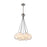 Artcraft Moonlight 7 Light Pendant, Satin Nickel/White/Clear