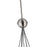 Artcraft Moonlight 7 Light Pendant, Satin Nickel/White/Clear