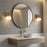 Artcraft Velora 1Lt LED Wall Sconce, Legacy Brass/White Swirl