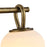 Artcraft Velora 2Lt LED Wall Sconce, Legacy Brass/White Swirl