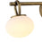Artcraft Velora 3Lt LED Wall Sconce, Legacy Brass/White Swirl