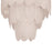Artcraft Serena 5 Light Chandelier, Satin Nickel/White