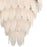 Artcraft Serena 19 Light Chandelier, Satin Nickel/White