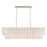 Artcraft Serena 9 Light Pendant, Satin Nickel/White