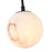 Artcraft Nightfall 1 Light Pendant, Black/White Swirl