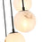 Artcraft Nightfall 21 Light Pendant, Black/White Swirl