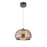 Artcraft Haze 1Lt LED 13" Pendant, Black/Espresso Copper