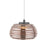 Artcraft Haze 1Lt LED 13" Pendant, Black/Espresso Copper