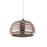 Artcraft Haze 1Lt LED 13" Pendant, Black/Espresso Copper