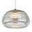 Artcraft Haze 1Lt LED 13" Pendant, Black/Smoke