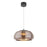 Artcraft Haze 1Lt LED 16" Pendant, Black/Espresso Copper