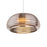 Artcraft Haze 1Lt LED 16" Pendant, Black/Espresso Copper