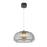 Artcraft Haze 1Lt LED 16" Pendant, Black/Smoke