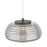 Artcraft Haze 1Lt LED 16" Pendant, Black/Smoke