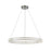 Artcraft Chevron 1Lt LED 32" Pendant, Brushed Nickel/Clear - AC5052BN