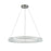 Artcraft Chevron 1Lt LED 32" Pendant, Brushed Nickel/Clear