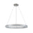 Artcraft Chevron 1Lt LED 32" Pendant, Brushed Nickel/Clear