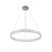 Artcraft Chevron 1Lt LED 32" Pendant, Brushed Nickel/Clear